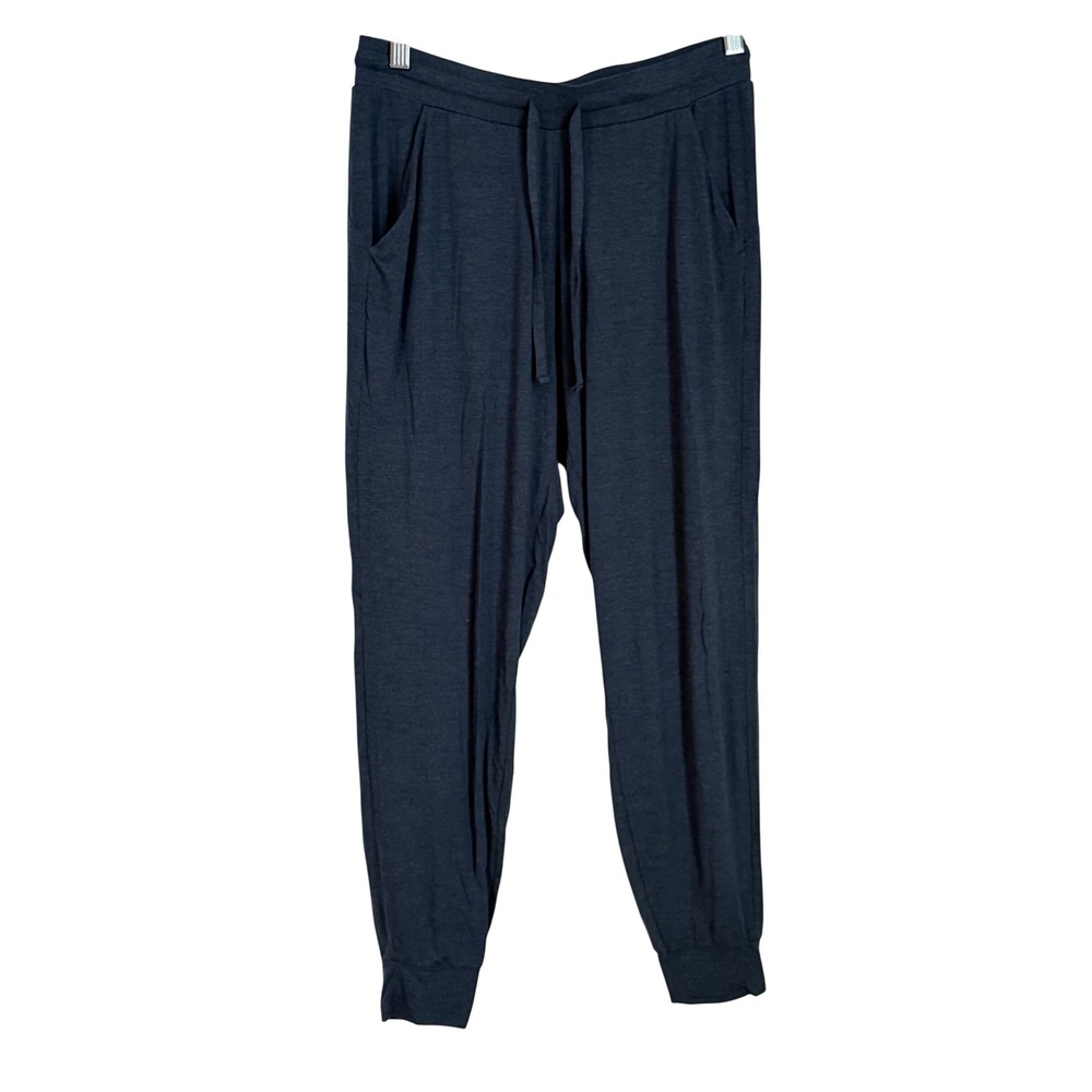 Tommy John Second Skin Jogger Pajama Pants Womens Size S Navy Blue Modal Blend